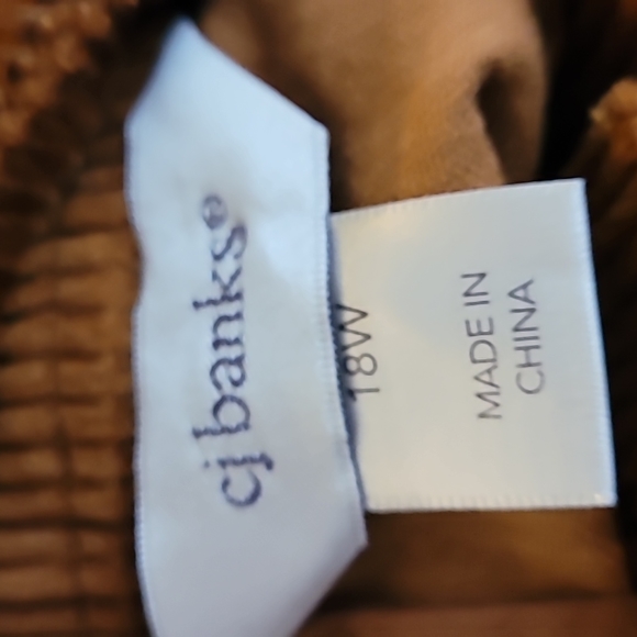 NWT CJ Banks corduroy pants - Picture 8 of 8